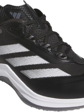 Adidas Adizero Impact Baseball Turf Shoe in Black/White/Team Grey US size 4